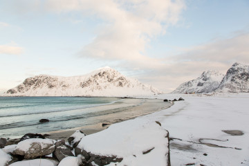 14.2. Skagsandenbeach bei Flagstad