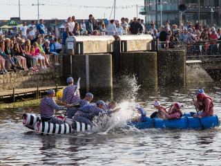 25.7. West Bay - Raft Race