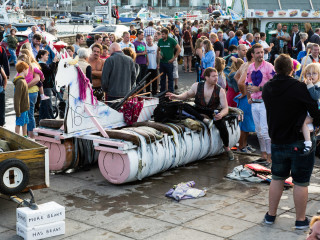 25.7. West Bay - Raft Race