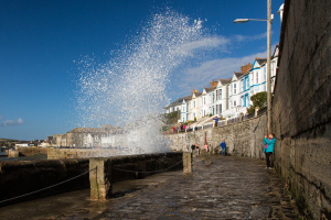 6.10. Springflut und Sturm in Porthleven