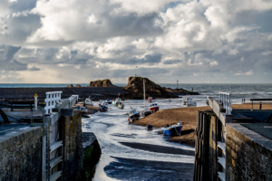 11.10. Bude-Canal, Schleuse zum Meer