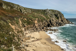 9.10. Wanderung von Porthcurno nach Porthgwarra - Porthchapel Beach