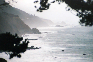 Big Sur im Regen.