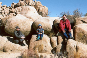 Joshua Tree NP: Wanderung im Hidden Valley.