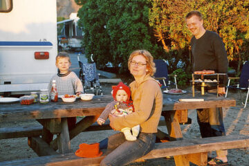 Grillen in der Abendsonne