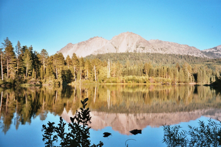 Manzanita Lake mit dem Lassen Peak