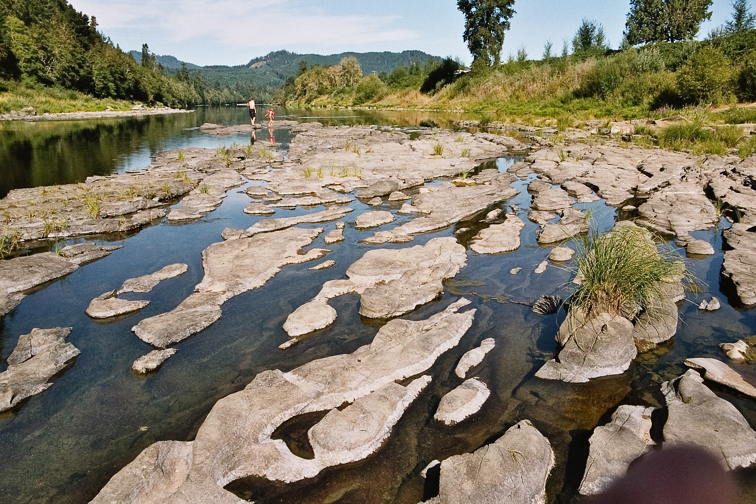Oregon - malerische Badestelle am Umpqua River