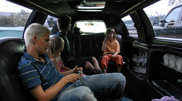 Luxus in der Limo.