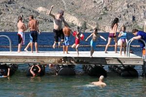 Lake Roosevelt - Baden am Springs Canyon