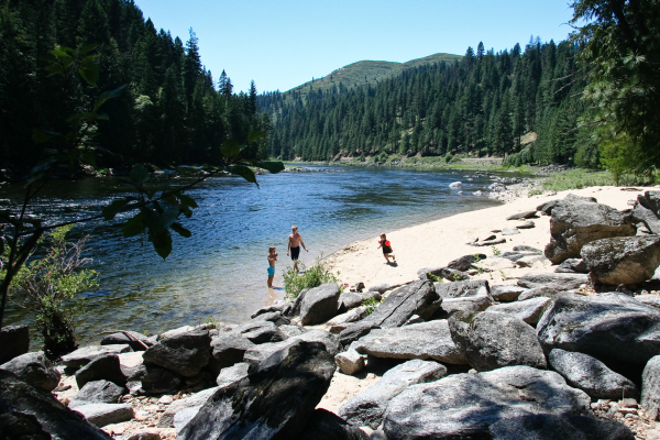 Idaho, Hwy #12, am Lochsa River