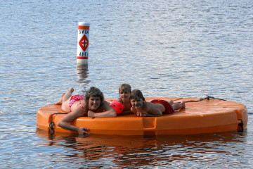 Baden im Hebgen Lake, Montana