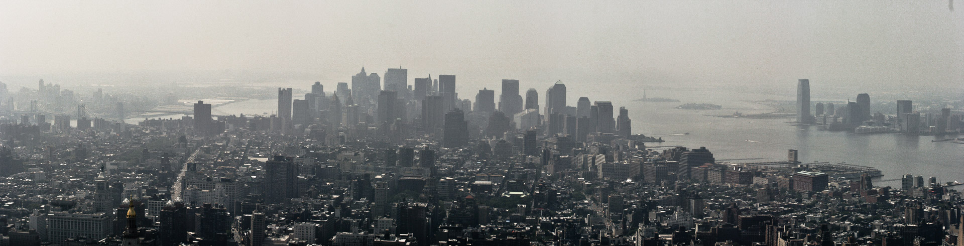 New York: Blick vom Empire State Building auf Süd-Manhattan