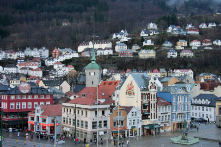 Die Altstadt von Bergen