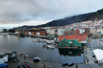 Der Freizeithafen von Bergen