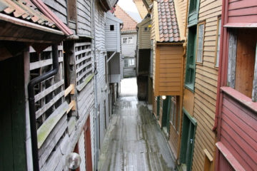 Gasse im Bryggenviertel