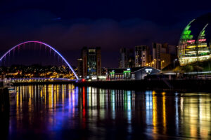 23.4.2016 Bridges of Newcastle: Millenium Bridge, Sage Gateshead