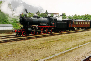 Historische Eisenbahn in Andalsnes.