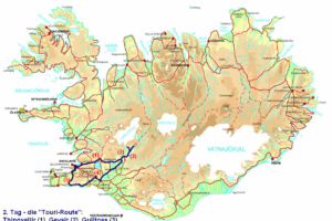 Die Standard-Touri-Tour: die &quot;goldene Route&quot;.