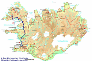 Fähre, Westfjorde, 150km Schotterpiste: der 4.Tag.