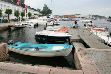 Der Gästehafen von Risør