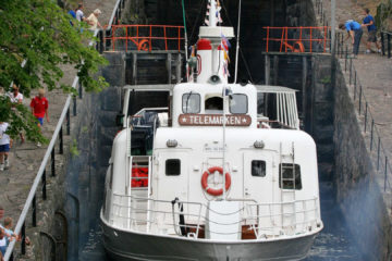 Rückfahrt: der Telemark-Kanal