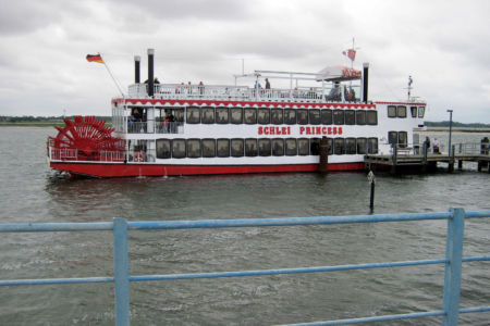 Raddampfer auf der Schlei