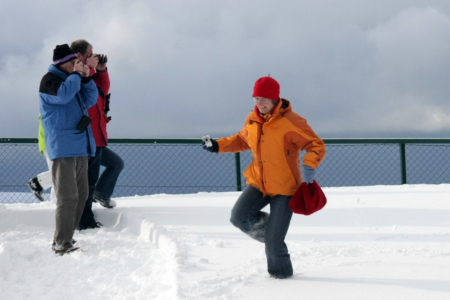 Karin nach erfolgreichem &quot;Shooting&quot; ;-)