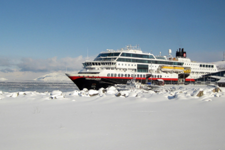 Ein letzter Blick auf &quot;unsere&quot; MS Trollfjord.
