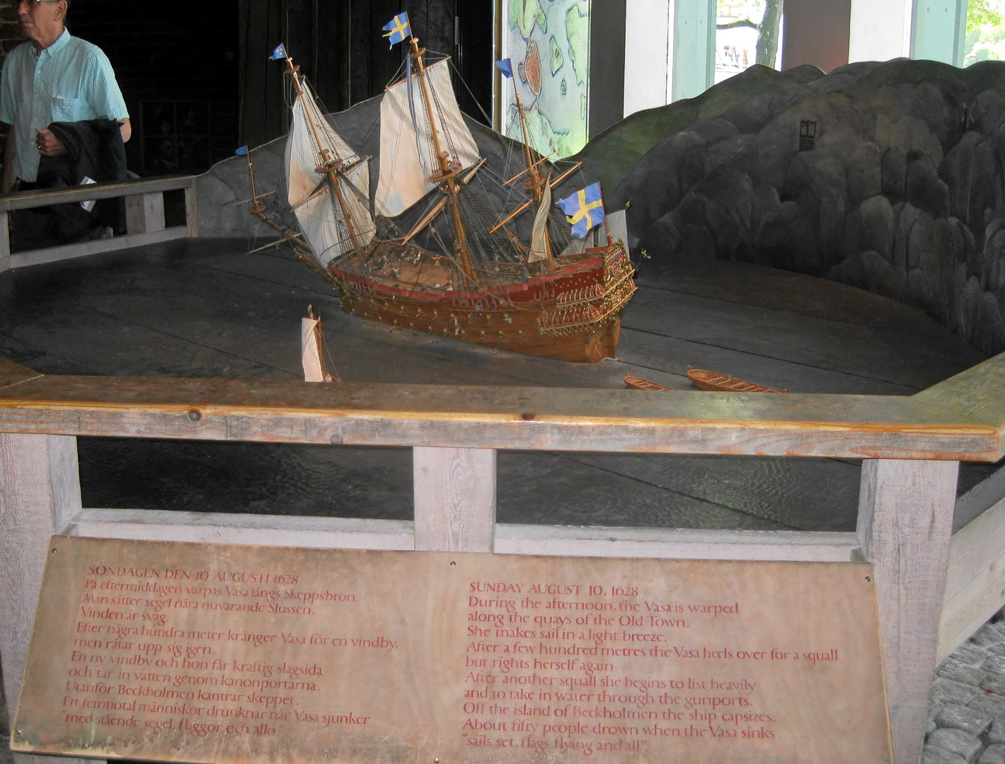 Der Untergang der Vasa (als Modell ;-)