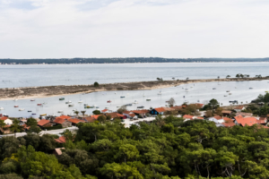 22.10. Blick vom Leuchttum über Cap Ferret