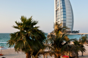 Burj al Arab vom Madinat Jumeirah aus.