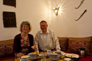 24.-29.4.: Marrakesch - Riad Karmela, Innenhof