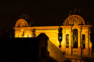 Die Kirche vor unserem Hotel