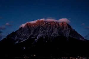 17.7. Zugspitze in der Nacht