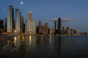 18.10.2016 - Laufen, Skyline von Chicago
