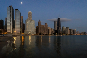 18.10.2016 - Laufen, Skyline von Chicago