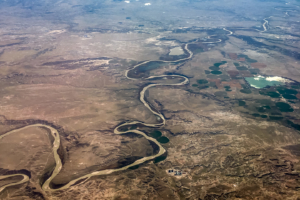 19.10.2016 - Flug Chicago - San Francisco: Green River in Utah