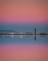 21.10.2016 - Flughafen Oakland, von San Leandro Marina aus. (25s @f/8)