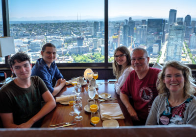 29.7.2017 - Geburtstagsbrunch auf der Space Needle