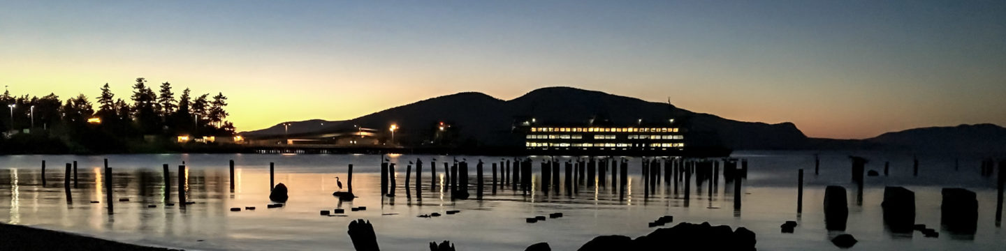 30.7.2017 - Abendspaziergang, Anacortes Ferry Station