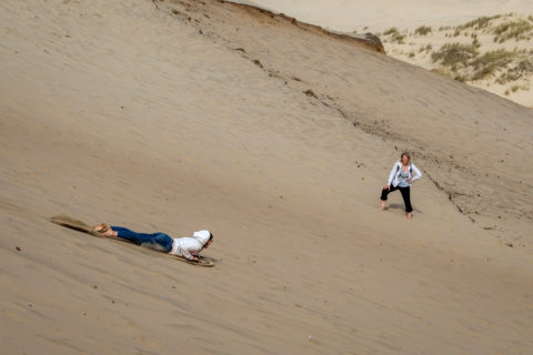 14.8.2017 - Cape Kiwanda Natural Park, Sandboarding