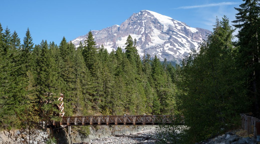 25.8.2017 - Mt.Rainier NP, Nisqually Suspension Bridge