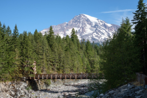 25.8.2017 - Mt.Rainier NP, Nisqually Suspension Bridge