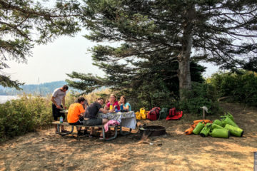 2.8.2017 - Campsite auf Blind Island