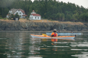 4.8.2017 - Nach dem großen Crossing, vor Burrows Island Lighthouse (Tag 5: 12km)