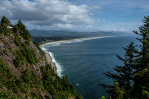 13.8.2017 - Blick auf die Nehalem Bay