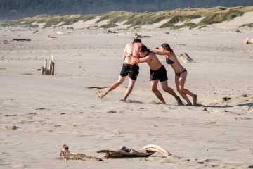 13.8.2017 - Nehalem Bay SP: Baden :-)