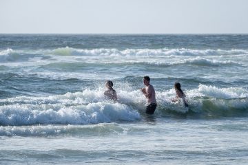 13.8.2017 - Nehalem Bay SP: Baden :-)