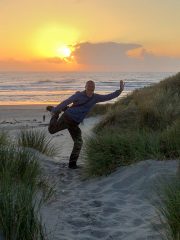 13.8.2017 - Nehalem Bay SP: ... von Papa !  :-)