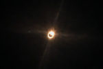 21.8.2017 - Eclipse in Madras. 10:20 - Karla gelingt als einzige der "Diamond Ring" :-)
